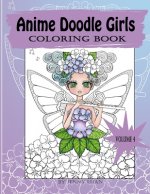 Anime Doodle Girls: coloring book