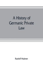 history of Germanic private law