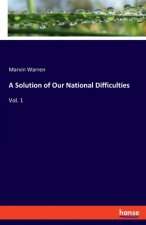 Solution of Our National Difficulties