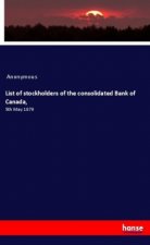 List of stockholders of the consolidated Bank of Canada,