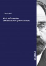 Die Prosafassung des altfranzoesischen Apolloniusromans