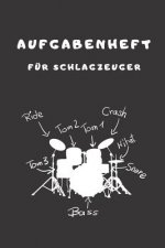 Aufgabenheft für Schlagzeuger: Schlagzeugschüler - Hausübung - 100 Seiten - 6 x 9 in