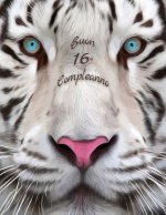 Buon 16o Compleanno: Libro di compleanno a tema tigre bianca che pu? essere usato come diario o quaderno. Meglio di una compleanno carta!