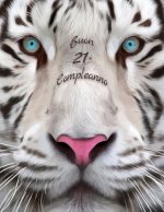 Buon 21o Compleanno: Libro di compleanno a tema tigre bianca che pu? essere usato come diario o quaderno. Meglio di una compleanno carta!