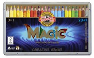 Koh-i-noor pastelky MAGIC multibarevnďż˝ 23+1 ks v sadďż˝