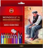 Koh-i-noor pastelky akvarelové umělecké MONDELUZ art souprava 36 ks