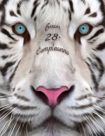 Buon 28o Compleanno: Libro di compleanno a tema tigre bianca che pu? essere usato come diario o quaderno. Meglio di una compleanno carta!