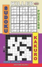 Killer sudoku puzzles and Kakuro.: Hard levels.