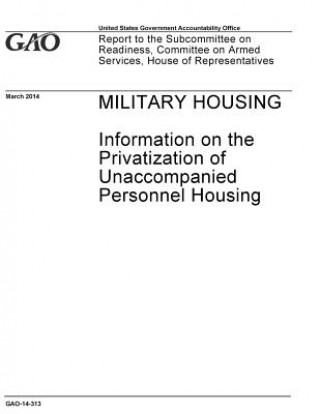 Military Housing: Information on the Privatization of Unaccompanied Personnel Housing