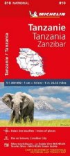 Tanzania & Zanzibar - Michelin National Map 810