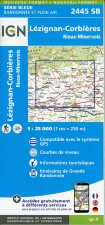 Lézignan-Corbi?res-Rieux-Minervois 1:25 000