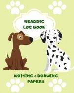Reading Log Book Writing & Drawing Papers: Read Record Activity for Kids