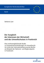 Ausgleich Der Interessen Der Wirtschaft Und Des Umweltschutzes in Frankreich