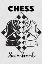 Chess Scorebook: Score Book Knights Chess Players Log Scorebook Notebook
