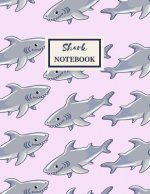 SHARK Notebook: Composition Book: Wide Ruled