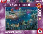 Feuerwerk über Hongkong (Puzzle)