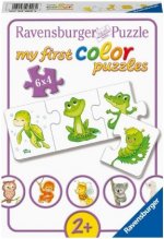 Ravensburger Kinderpuzzle - 03006 Meine liebsten Tierkinder - my first color puzzle mit 6x4 Teilen - Puzzle für Kinder ab 2 Jahren