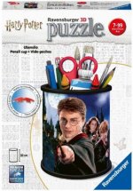 Ravensburger 3D Puzzle 11154 - Utensilo Harry Potter - 54 Teile - Stiftehalter für Harry Potter Fans ab 6 Jahren, Schreibtisch-Organizer für Kinder
