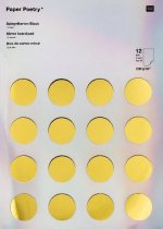 Spiegelkartonblock, Gold/Silber