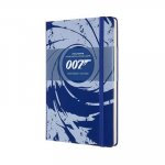 Moleskine Notizbuch - James Bond Large, A5, Liniert, Hard Cover, Blau