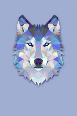Geometric Wolf: Graph Paper Notebook, 6x9 Inch, 120 pages (Playful Press)(Brožovaná)