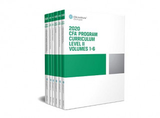 CFA Program Curriculum 2020 Level II Volumes 1-6 Box Set
