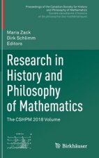 Research in History and Philosophy of Mathematics