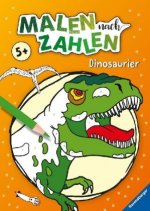 Malen nach Zahlen: Dinosaurier