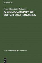 Bibliography of Dutch Dictionaries