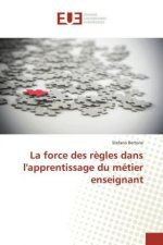 La force des règles dans l'apprentissage du métier enseignant