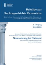 Beiträge zur Rechtsgeschichte Österreichs 8. Jahrgang Band 2./2018