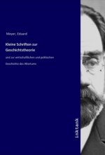 Kleine Schriften zur Geschichtstheorie