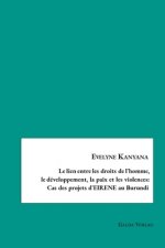 lien entre les droits de l'homme, le developpement, la paix et les violences