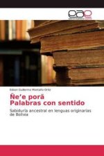 Ne'e pora Palabras con sentido