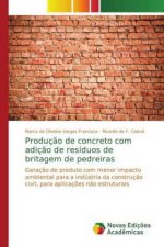 Producao de concreto com adicao de residuos de britagem de pedreiras