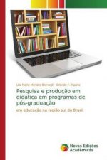 Pesquisa e producao em didatica em programas de pos-graduacao