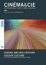 CINEMA&CIE, INTERNATIONAL FILM STUDIES JOURNAL, VOL. XX, no. 32, SPRING 2019