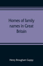 Homes of family names in Great Britain