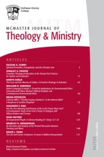McMaster Journal of Theology and Ministry: Volume 14, 2012-2013