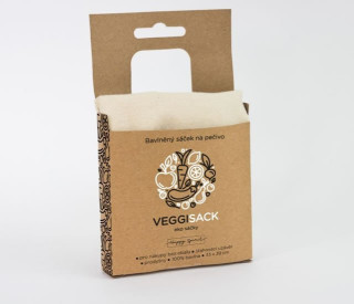 Bavlněný sáček na pečivo - Ekosáčky na potraviny VEGGI SACK