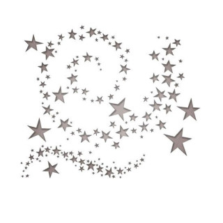 SIZZIX Thinlits vyďż˝ezďż˝vacďż˝ kovovďż˝ ďż˝ablony - vďż˝ďż˝ďż˝cďż˝ hvďż˝zdy 9 ks