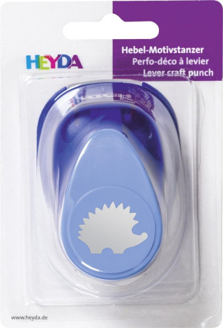 HEYDA ozdobná děrovačka velikost L - ježek 2,5 cm
