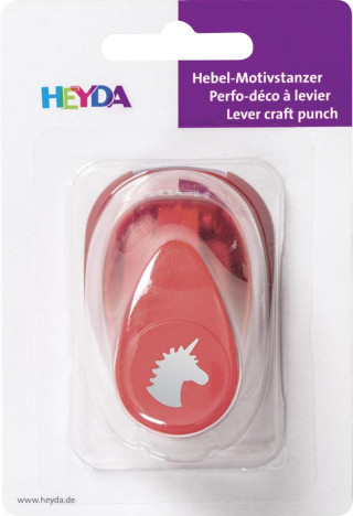 HEYDA ozdobná děrovačka velikost S - jednorožec 1,7 cm