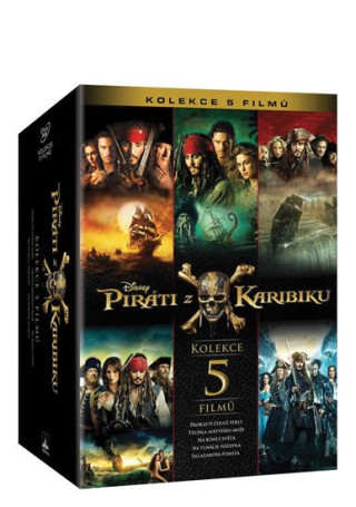 Piráti z Karibiku kolekce 1.-5. (kolekce 5 DVD)