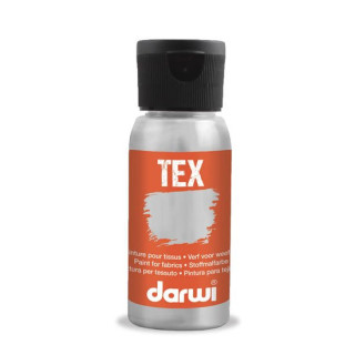 DARWI TEX barva na textil - Šedá 50 ml