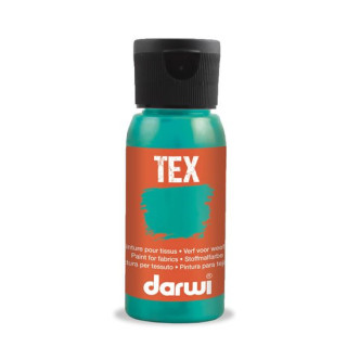 DARWI TEX barva na textil - Perleťová tyrkysová 50 ml