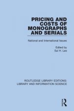 Pricing and Costs of Monographs and Serials