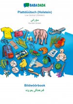 BABADADA, Plattduutsch (Holstein) - Kurdish Sorani (in arabic script), Bildwoeoerbook - visual dictionary (in arabic script)