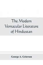 modern vernacular Literature of Hindustan