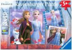 Ravensburger Kinderpuzzle - 05011 Die Reise beginnt - Puzzle für Kinder ab 5 Jahren, mit 3x49 Teilen, Puzzle mit Disney Frozen